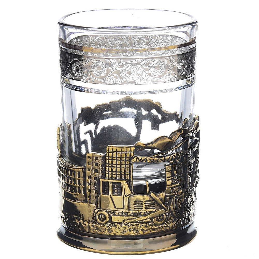 Стопка для водки «Строители» - интернет магазин Русь Велика я фото 1