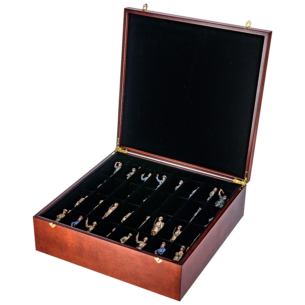 Шахматы коллекционные с фигурами из олова «Вторая Мировая война» 34х34 см - интернет магазин Русь Велика я фото 17