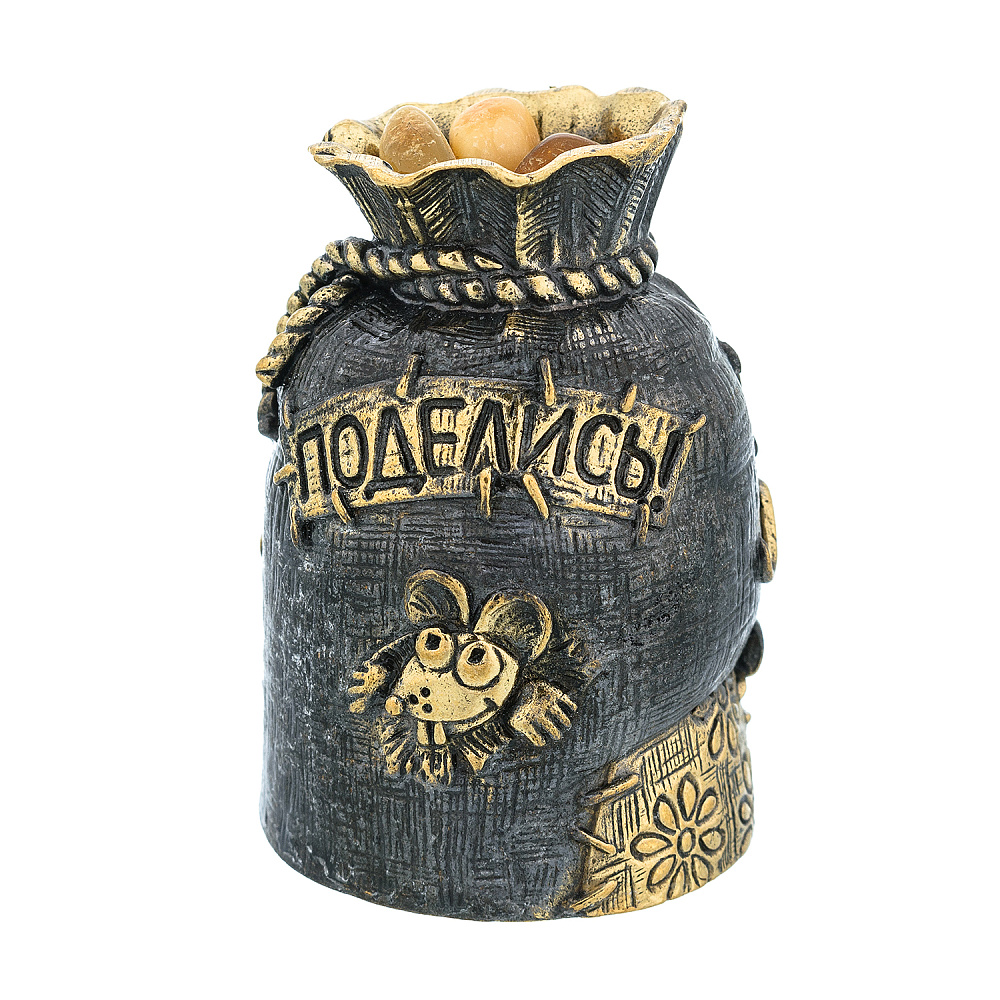 Колокольчик с янтарем «Денежный мешок» - интернет магазин Русь Велика я фото 3