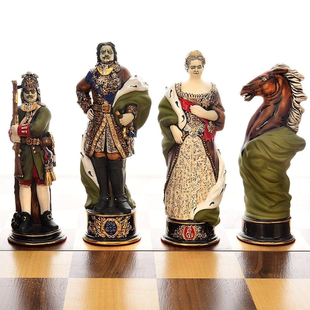 Шахматы из фарфора коллекционные  «Петр под Полтавой» эксклюзив - интернет магазин Русь Велика я фото 3