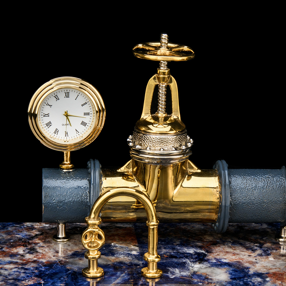 Настольный письменный набор «Нефтяная труба». Златоуст - интернет магазин Русь Велика я фото 2