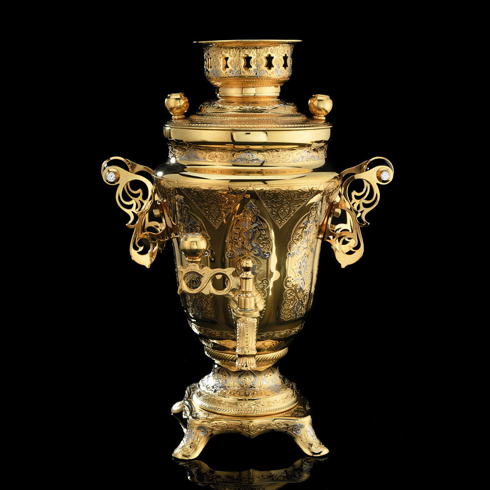 Самовар электрический 1,5 л «Орнамент». Златоуст - интернет магазин Русь Велика я 