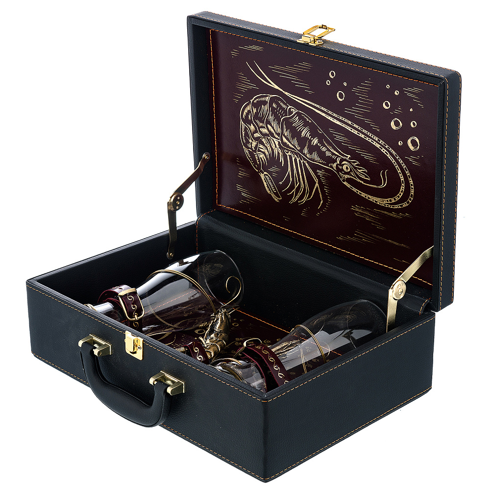 Набор из двух пивных бокалов 0,5 л «Креветка» - интернет магазин Русь Велика я фото 1