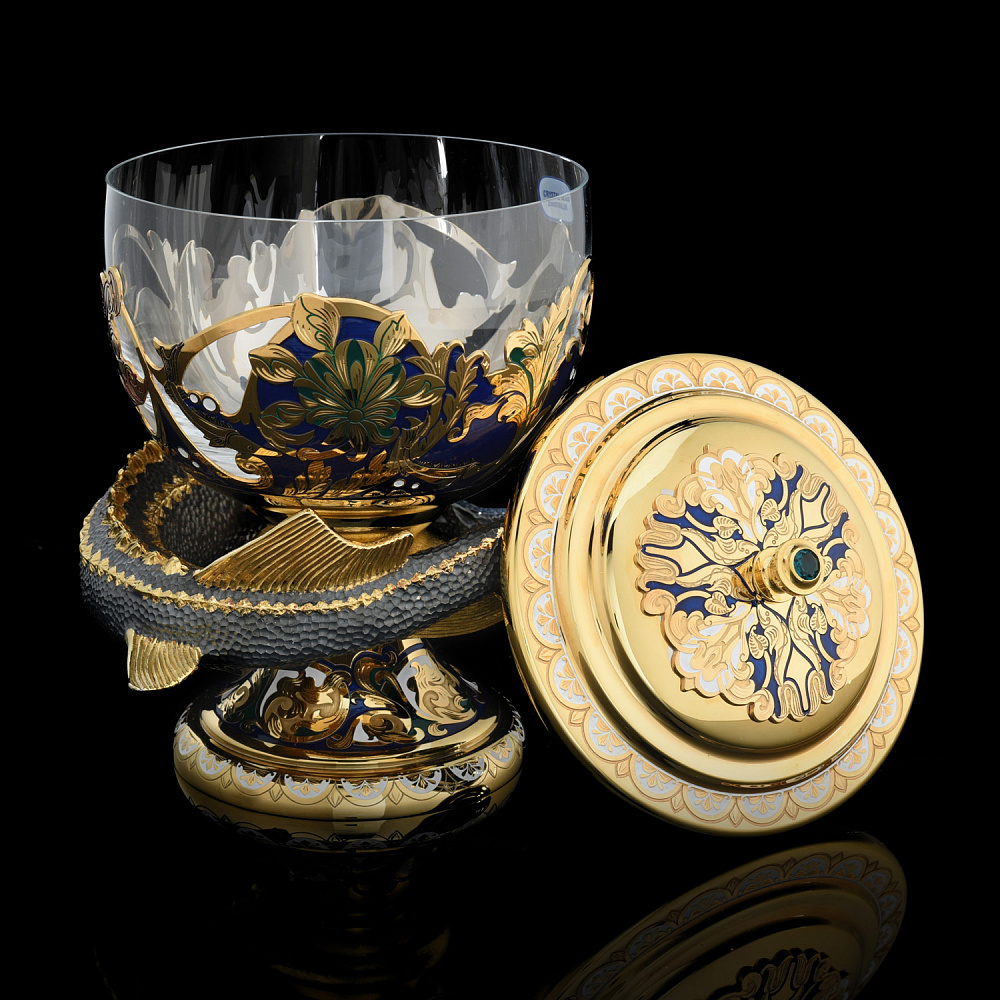 Икорница со стопками «Посейдон». Златоуст - интернет магазин Русь Велика я фото 4