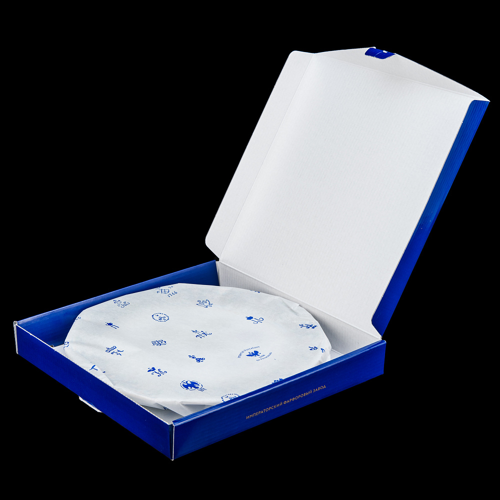 Тарелка декоративная «Фиалка надрезанная». Форма Европейская. ИФЗ - интернет магазин Русь Велика я фото 3