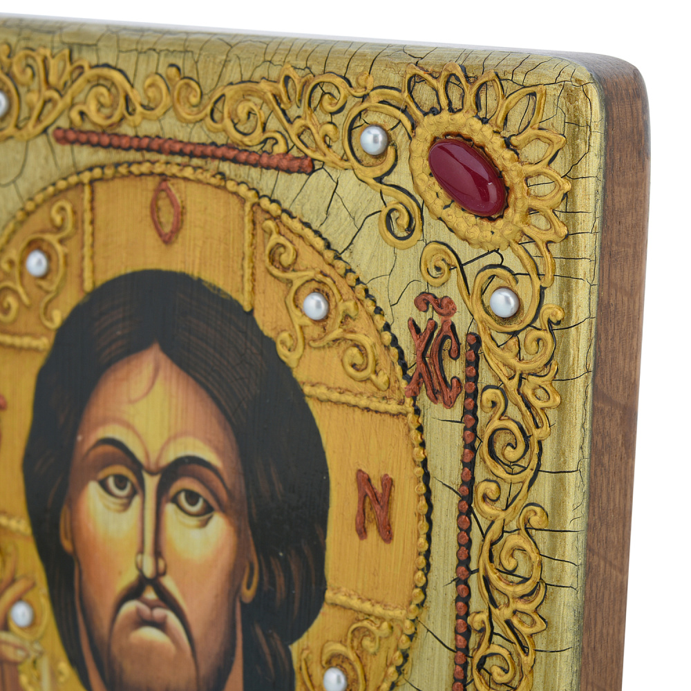 Венчальная пара икон «Божья Матерь Казанская и Вседержитель» 15х20 см - интернет магазин Русь Велика я фото 9