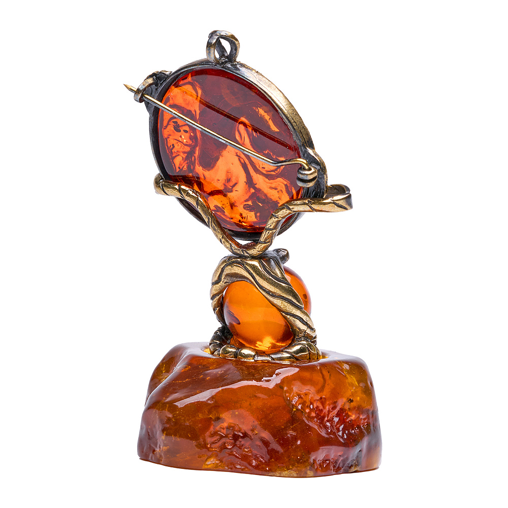 Лошадь Символ 2026 года. Брошь-кулон «Мой конь всегда со мной» - интернет магазин Русь Велика я фото 2