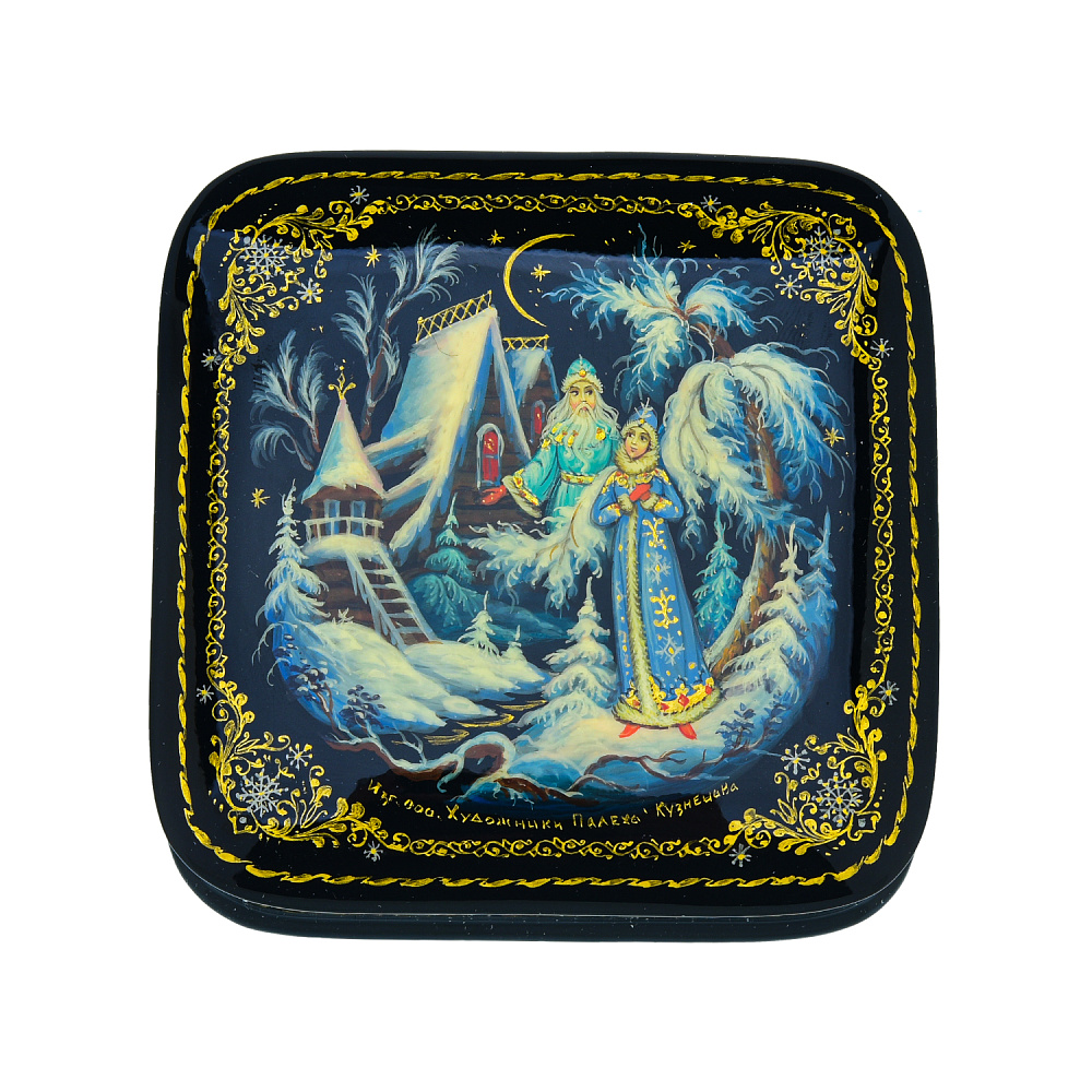 Шкатулка с художественной росписью «Морозко» - интернет магазин Русь Велика я 