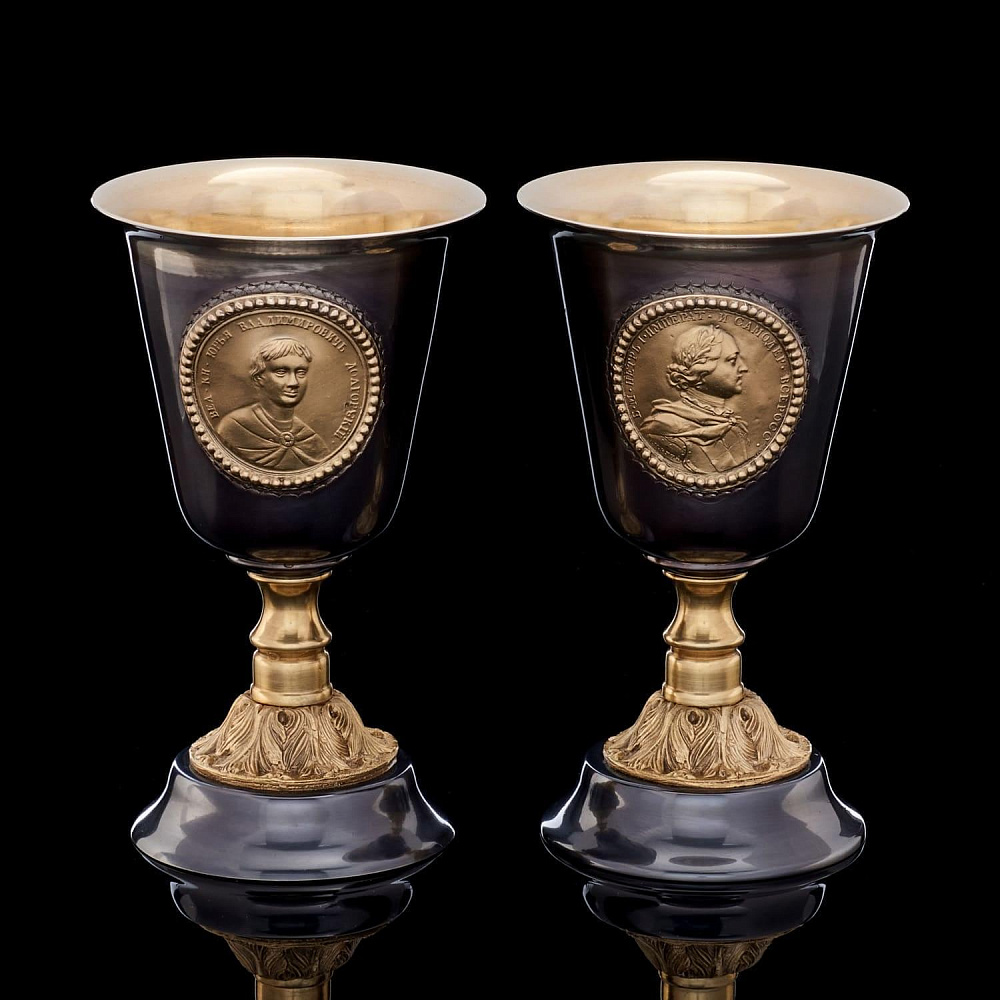 Набор кубков «Георгий Победоносец» - интернет магазин Русь Велика я фото 11