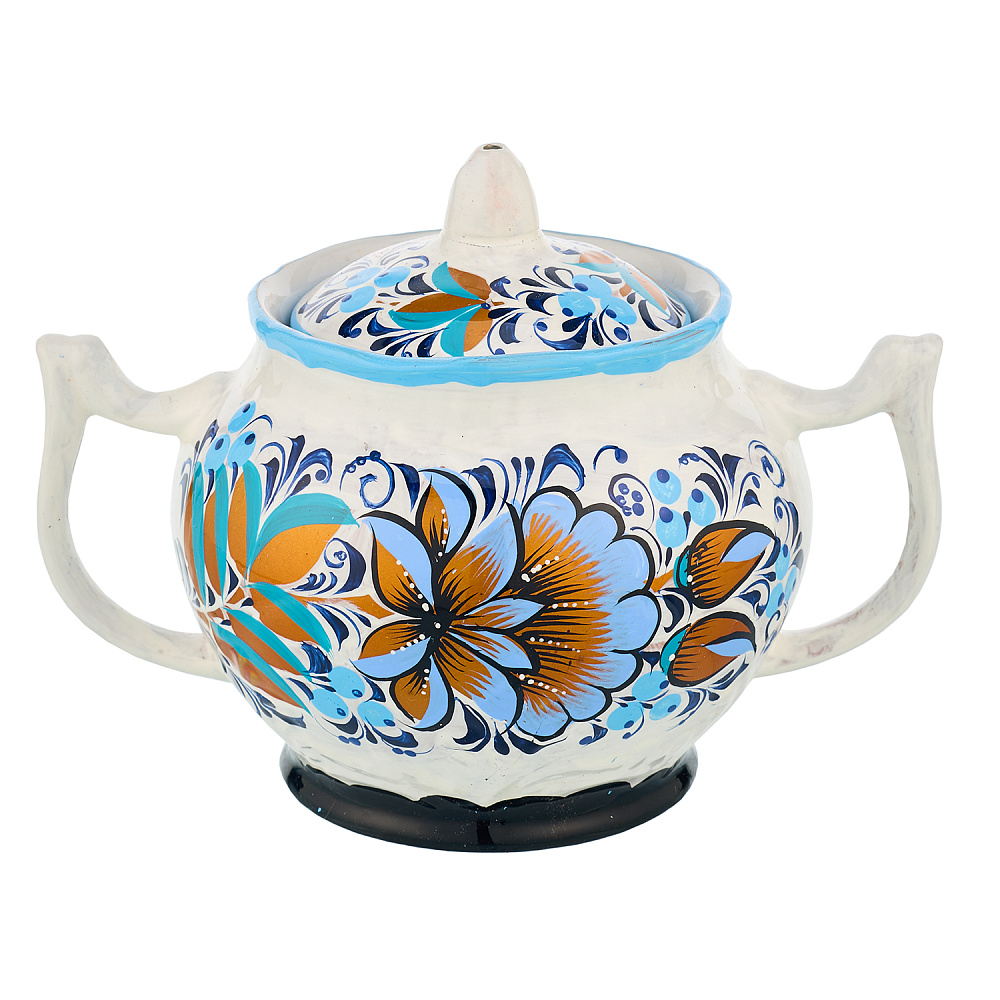 Самовар электрический 1,5 л с сервизом «Васильки». Хохлома - интернет магазин Русь Велика я фото 8