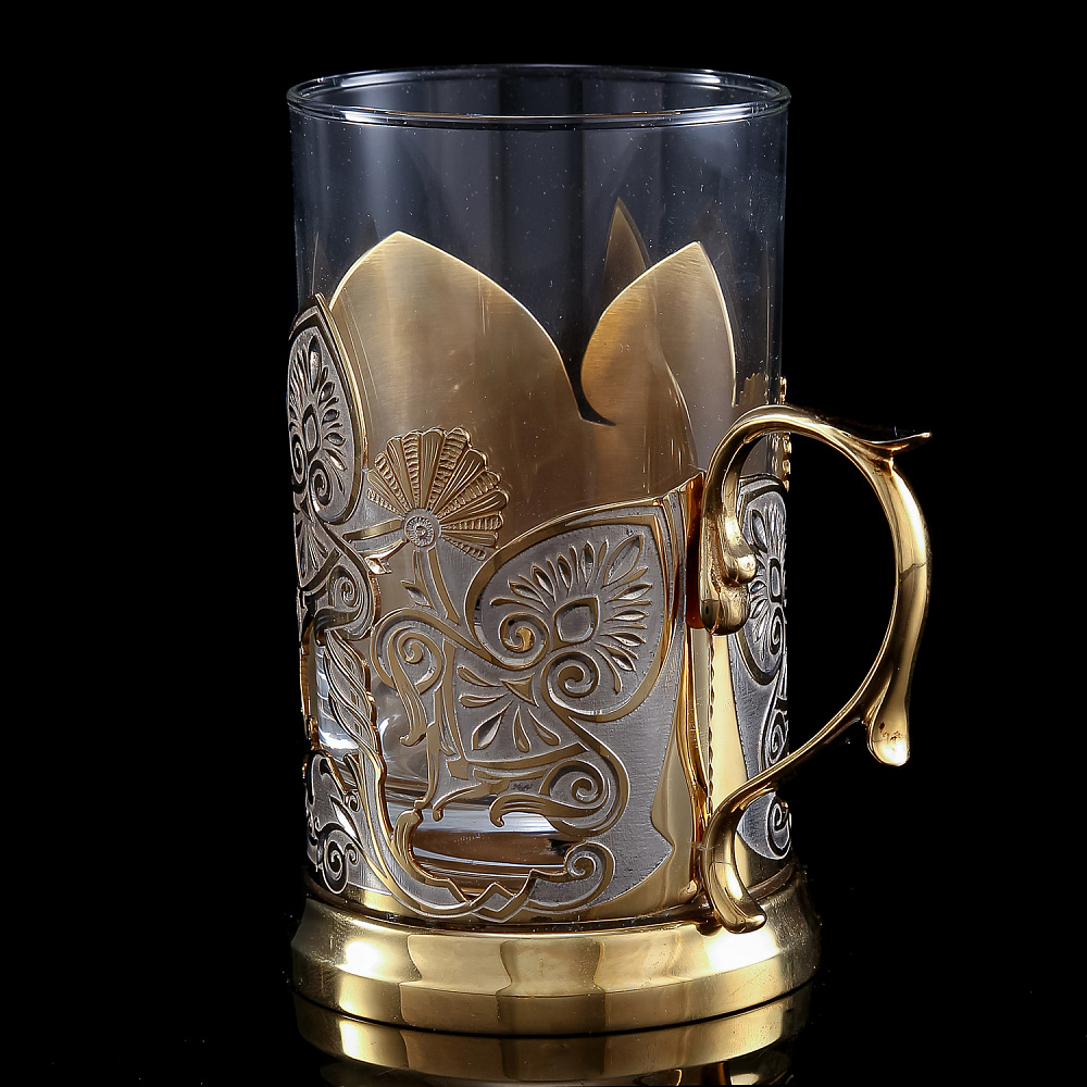 Подстаканник с ложкой «Сказки. Русские красавицы». Златоуст - интернет магазин Русь Велика я фото 3