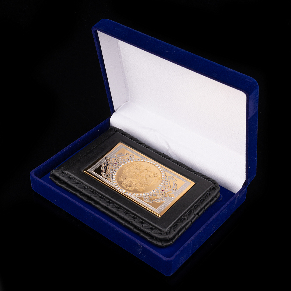 Визитница карманная «Герб РФ». Златоуст - интернет магазин Русь Велика я фото 1