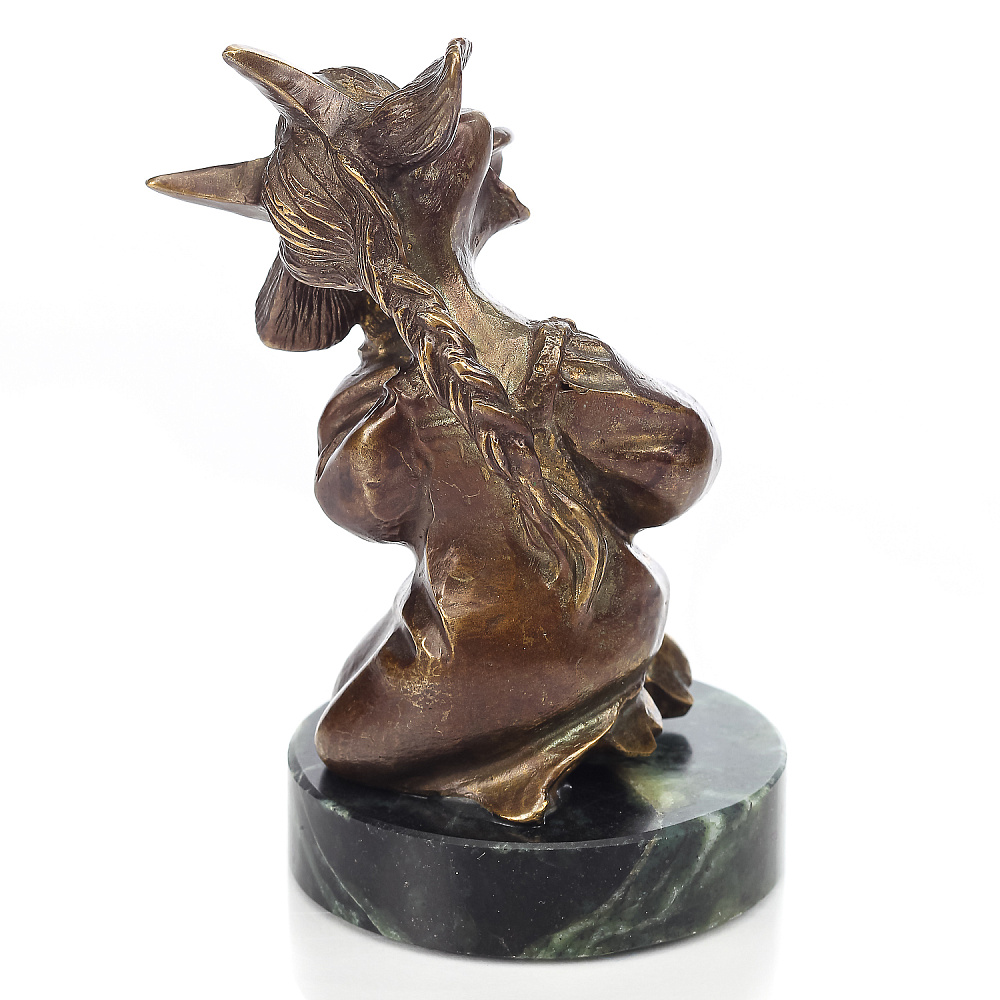 Бронзовая статуэтка «Мечтательница» - интернет магазин Русь Велика я фото 3