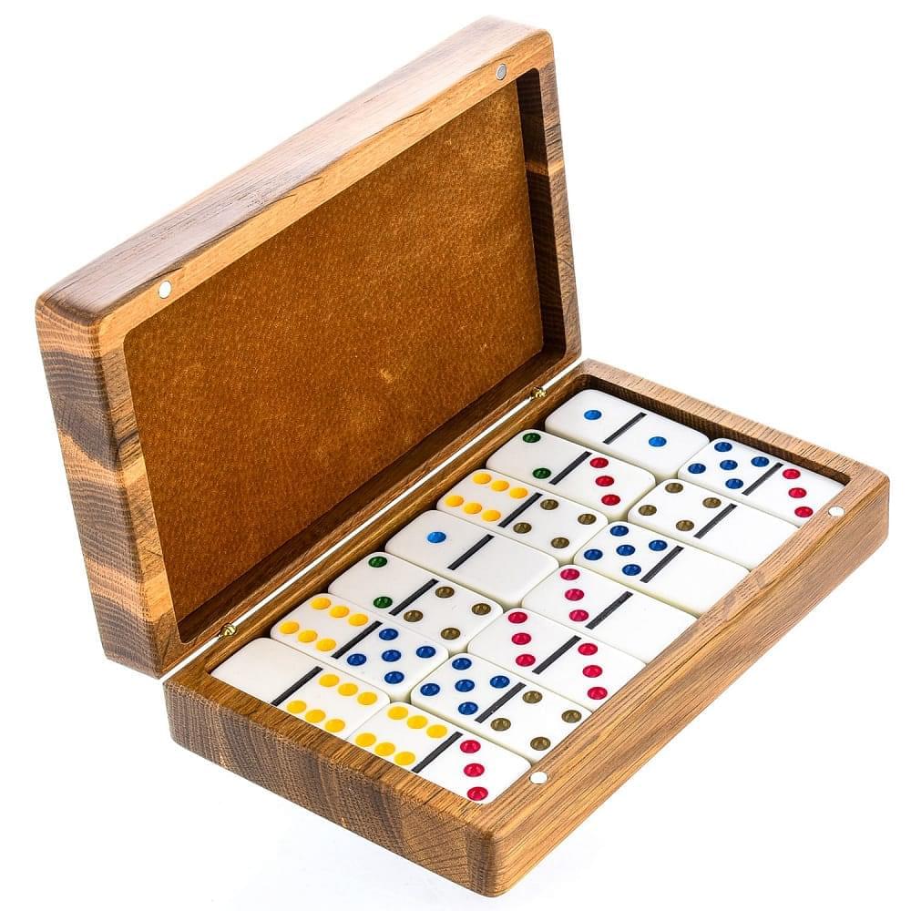 0051031/Домино D6 в резной дубовой шкатулке «Иван-царевич на Сером Волке» RTD-304.M - интернет магазин Русь Велика я фото 2