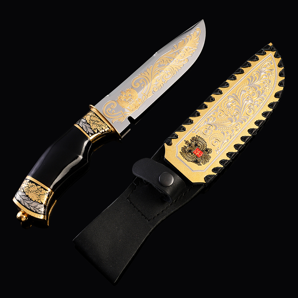 Нож сувенирный «Герб РФ». Златоуст - интернет магазин Русь Велика я 