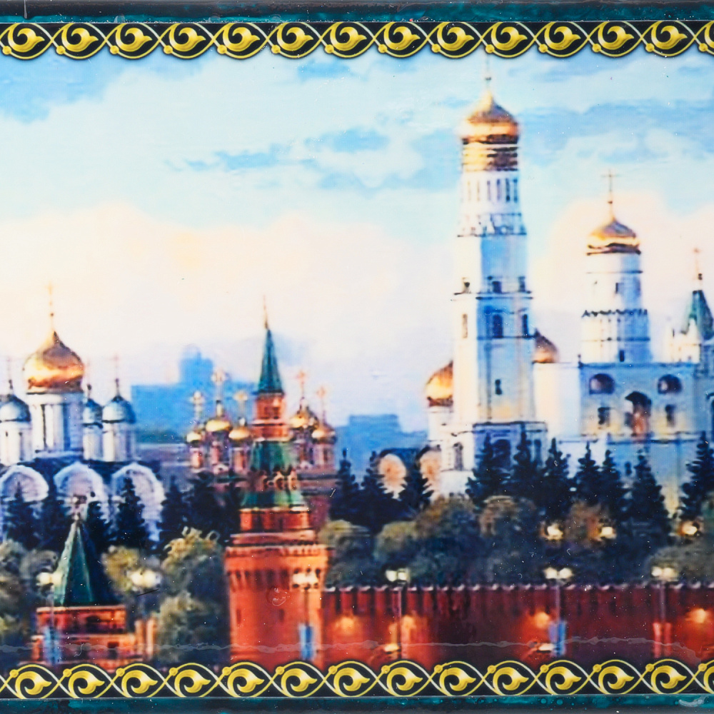 Шкатулка-купюрница из папье-маше с принтом «Москва» - интернет магазин Русь Велика я фото 3