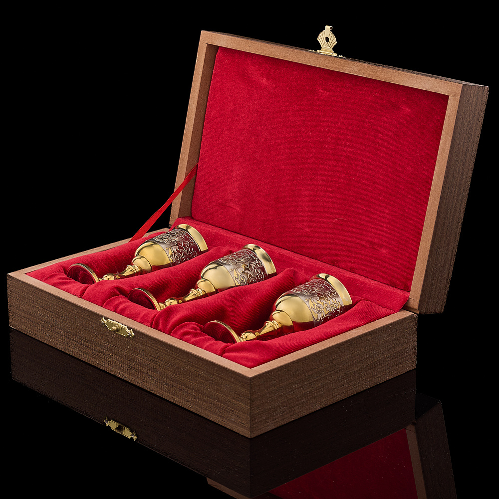 Питейный водочный набор на 3 персоны. Златоуст - интернет магазин Русь Велика я фото 2