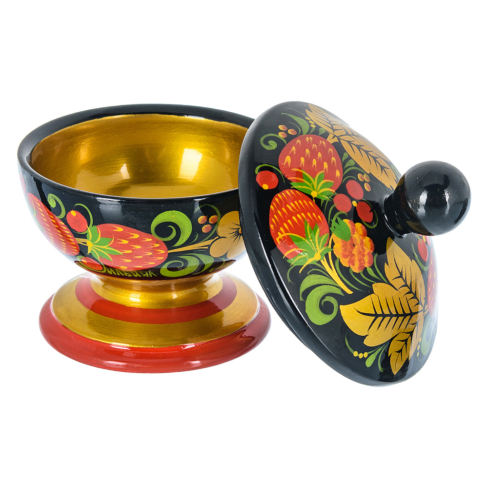 Солонка «Былинка». Хохлома - интернет магазин Русь Велика я фото 2