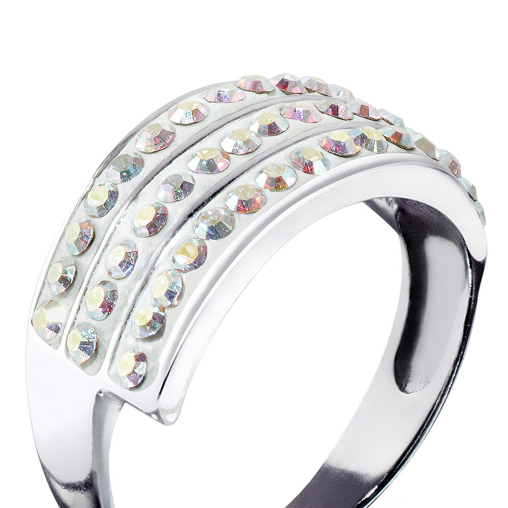 Кольцо с кристаллами Сваровски. Серебро 925*. Вес 3.29 гр. - интернет магазин Русь Велика я фото 1