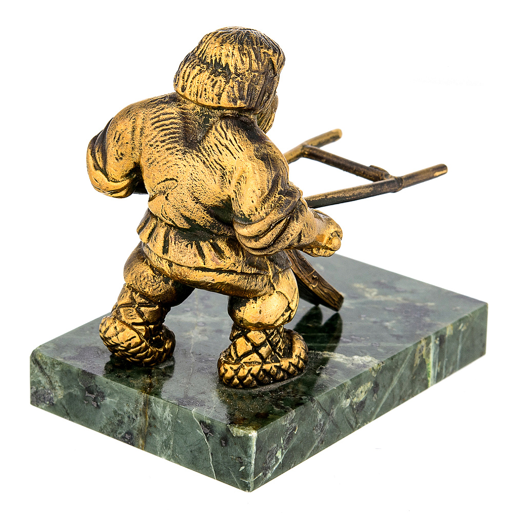 Бронзовая статуэтка «Пахарь» - интернет магазин Русь Велика я фото 2