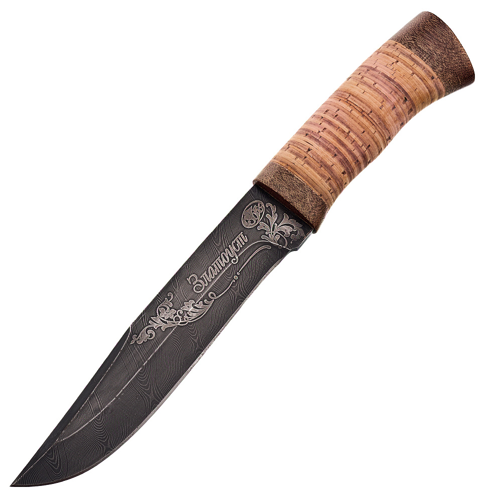 Нож сувенирный из дамасской стали. Златоуст - интернет магазин Русь Велика я фото 1
