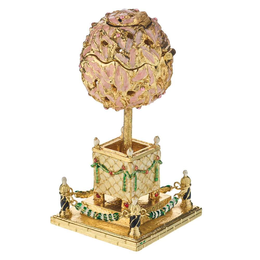 Пасхальное яйцо-шкатулка «Апельсиновое дерево». Традиции Фаберже - интернет магазин Русь Велика я 