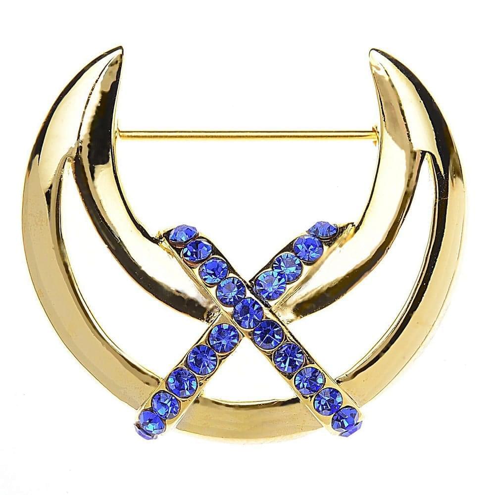 Брошь «Полумесяц» Традиции Фаберже - интернет магазин Русь Велика я 