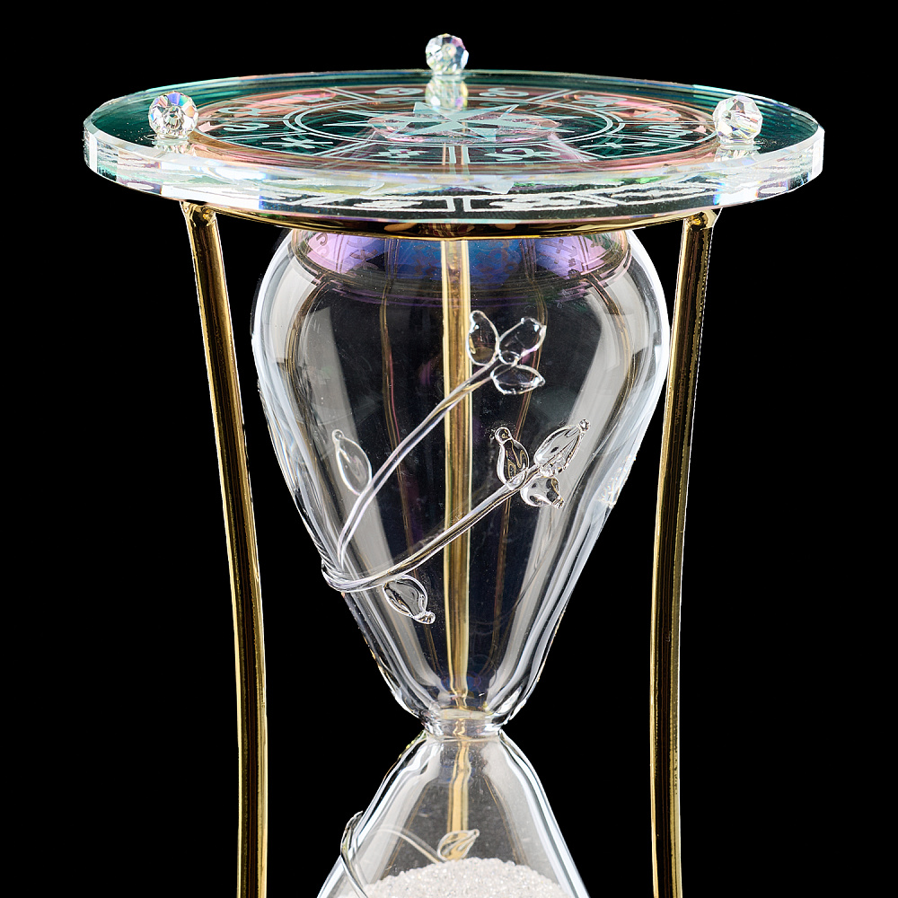 Хрустальные песочные часы Большие Asfour Crystal - интернет магазин Русь Велика я фото 2