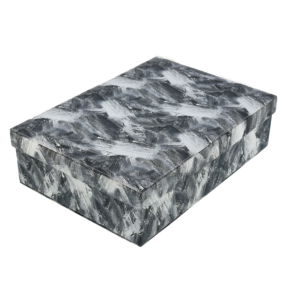 Подарочная упаковка из экокожи черно-белая - интернет магазин Русь Велика я 