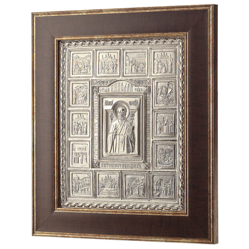 Икона «Житие Николая Чудотворца» 22х26 см - интернет магазин Русь Велика я фото 2