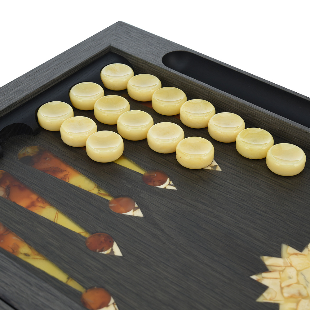 Нарды янтарные «Арабская ночь» 60х30 см - интернет магазин Русь Велика я фото 6