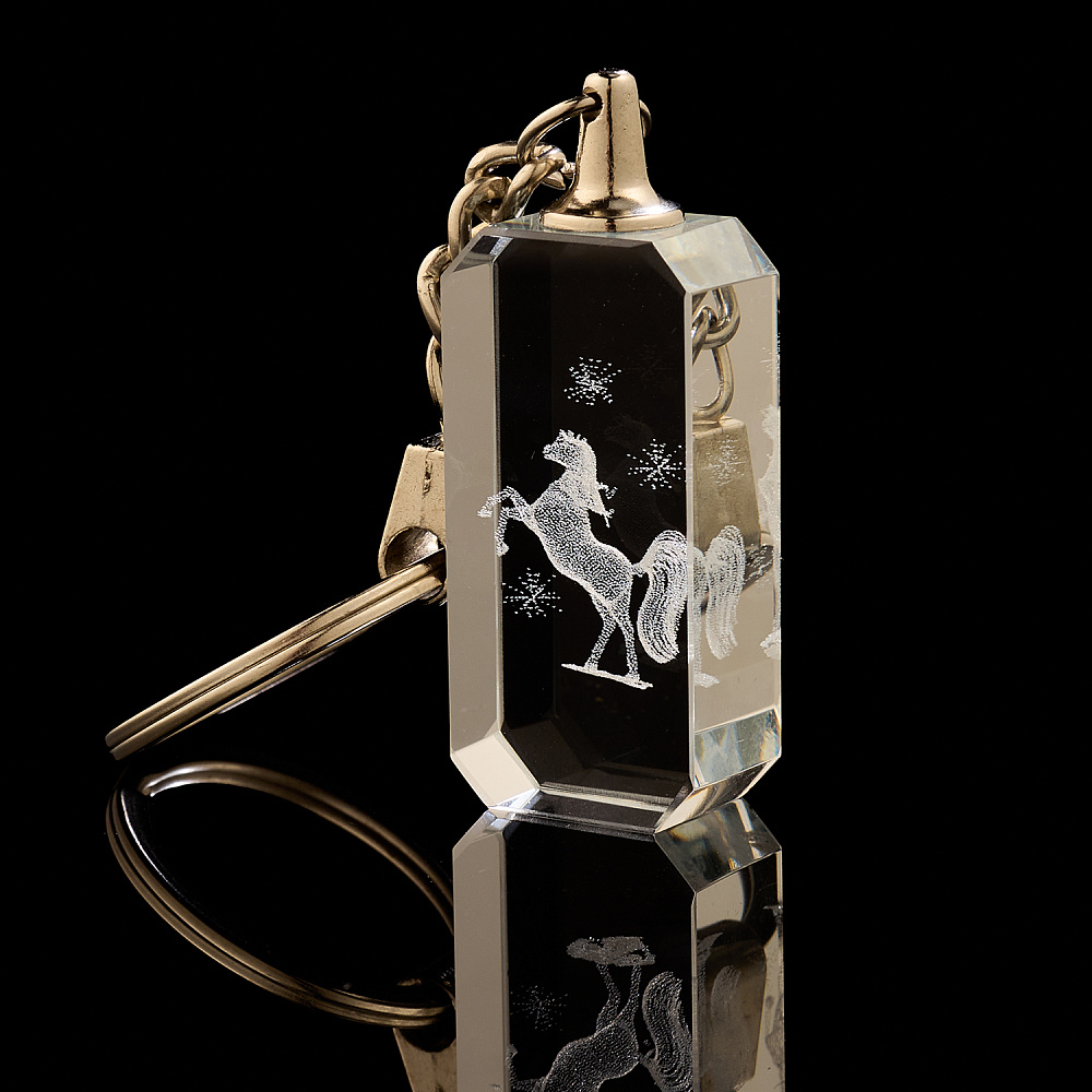 Символ 2026 года. Лазерная графика. Брелок «Лошадь» - интернет магазин Русь Велика я фото 1