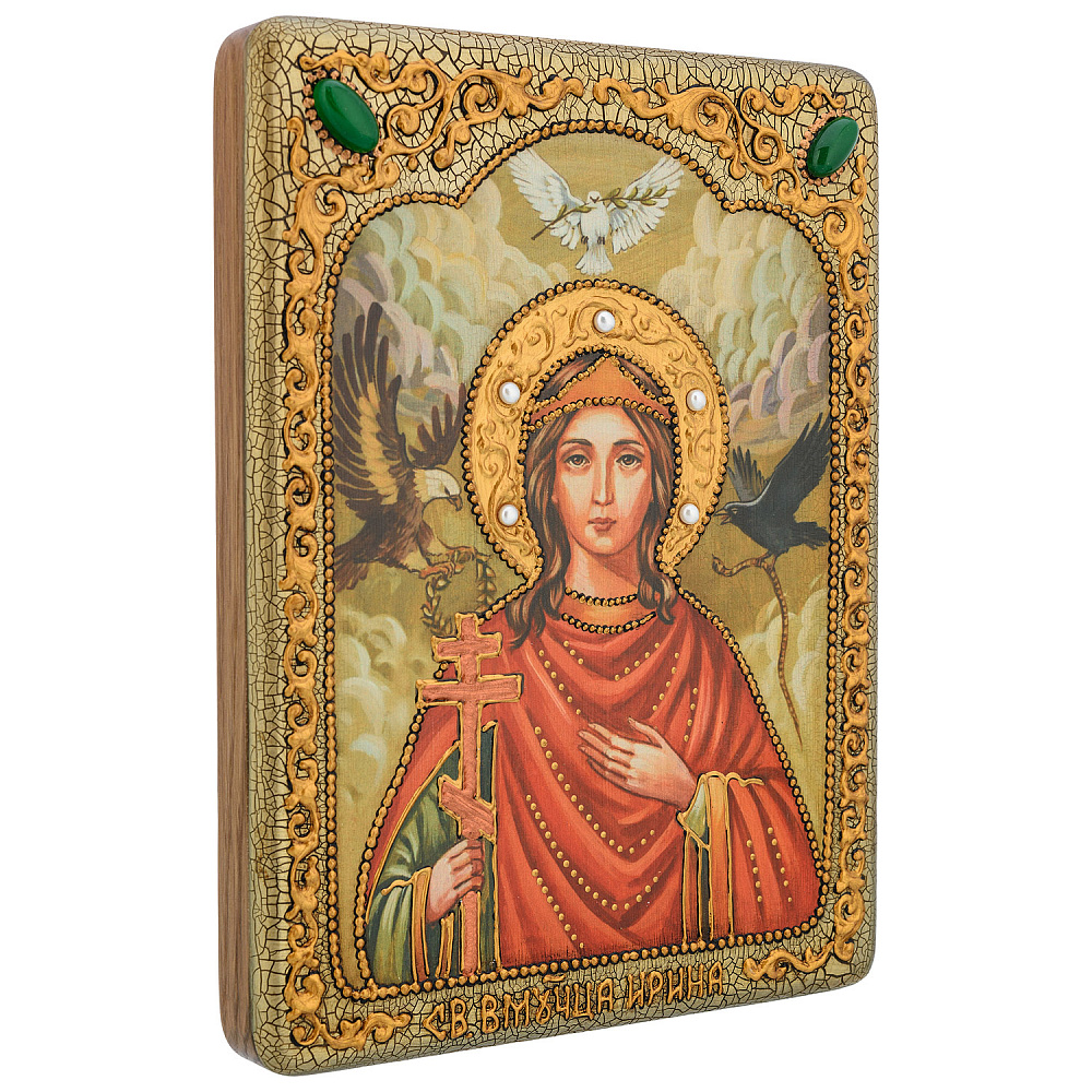 Икона «Святая Великомученица Ирина Македонская» 15х20 см - интернет магазин Русь Велика я фото 2