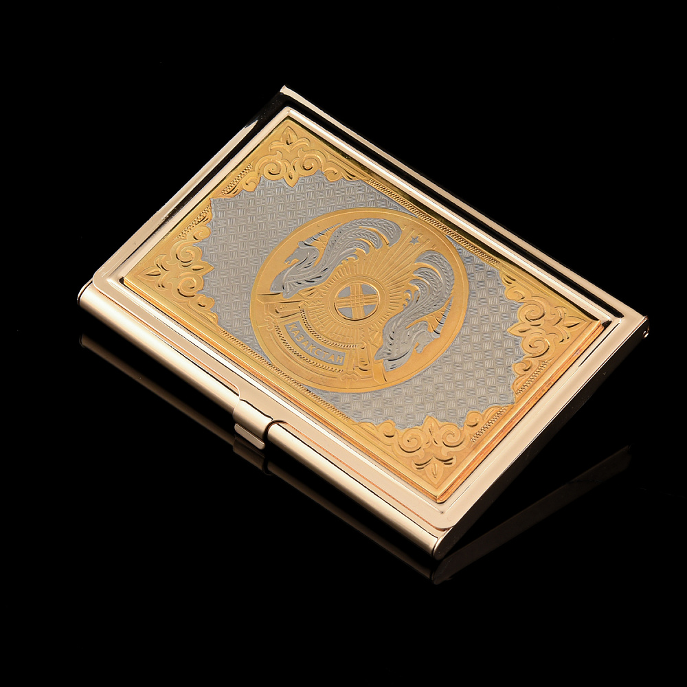 Визитница карманная «Герб Казахстана». Златоуст - интернет магазин Русь Велика я 