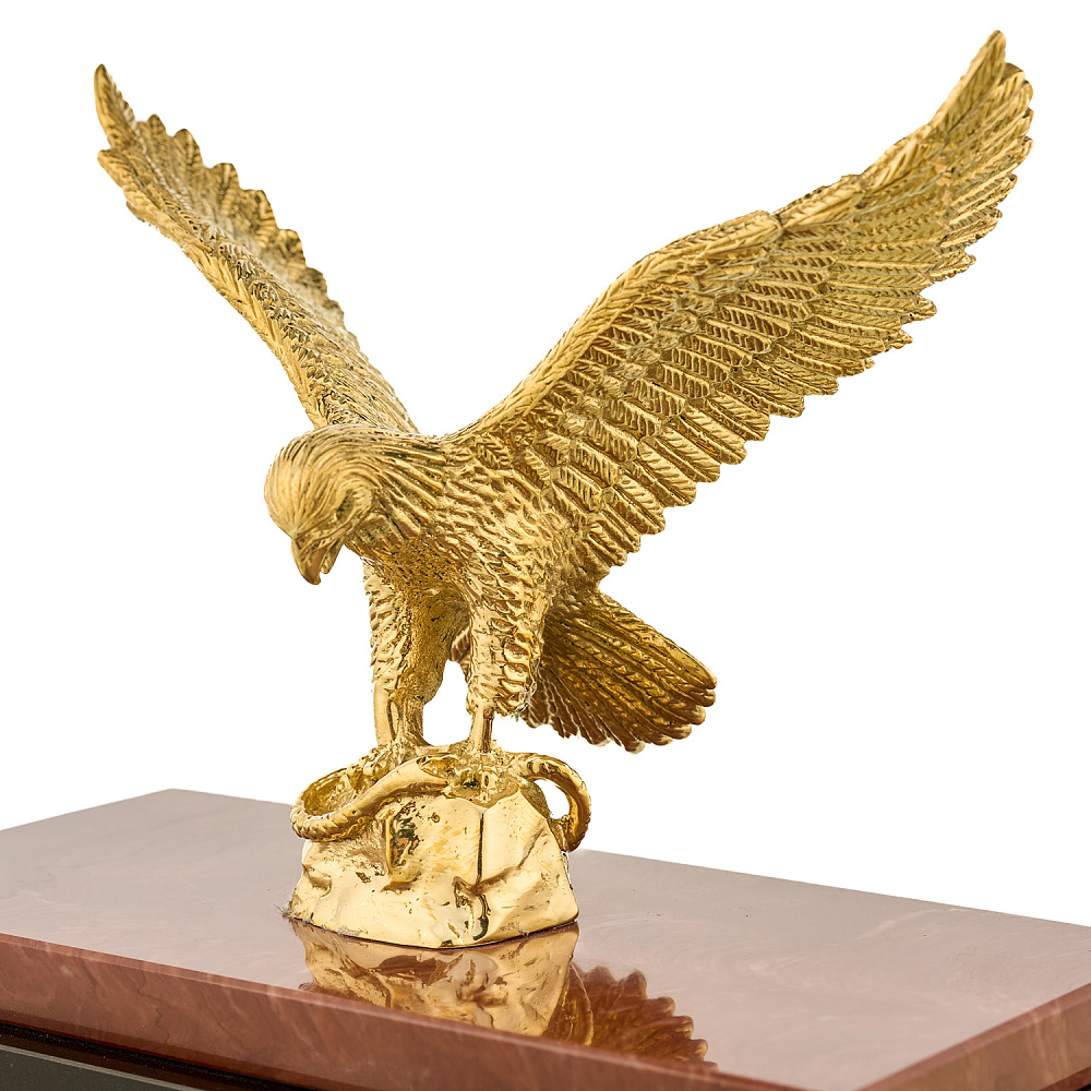 Часы настольные из натурального камня «Орел» - интернет магазин Русь Велика я фото 2