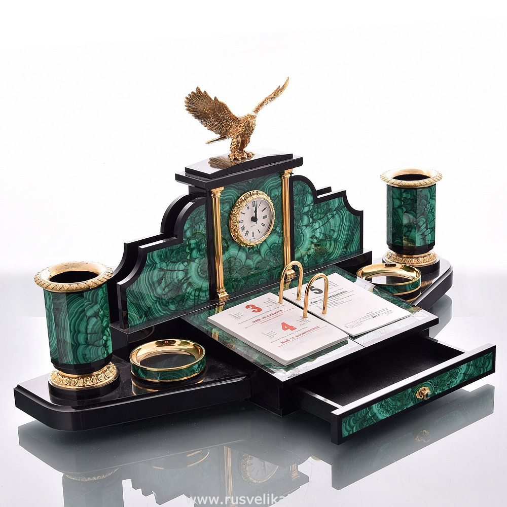 Настольный набор для руководителя «Орел» Златоуст - интернет магазин Русь Велика я фото 1