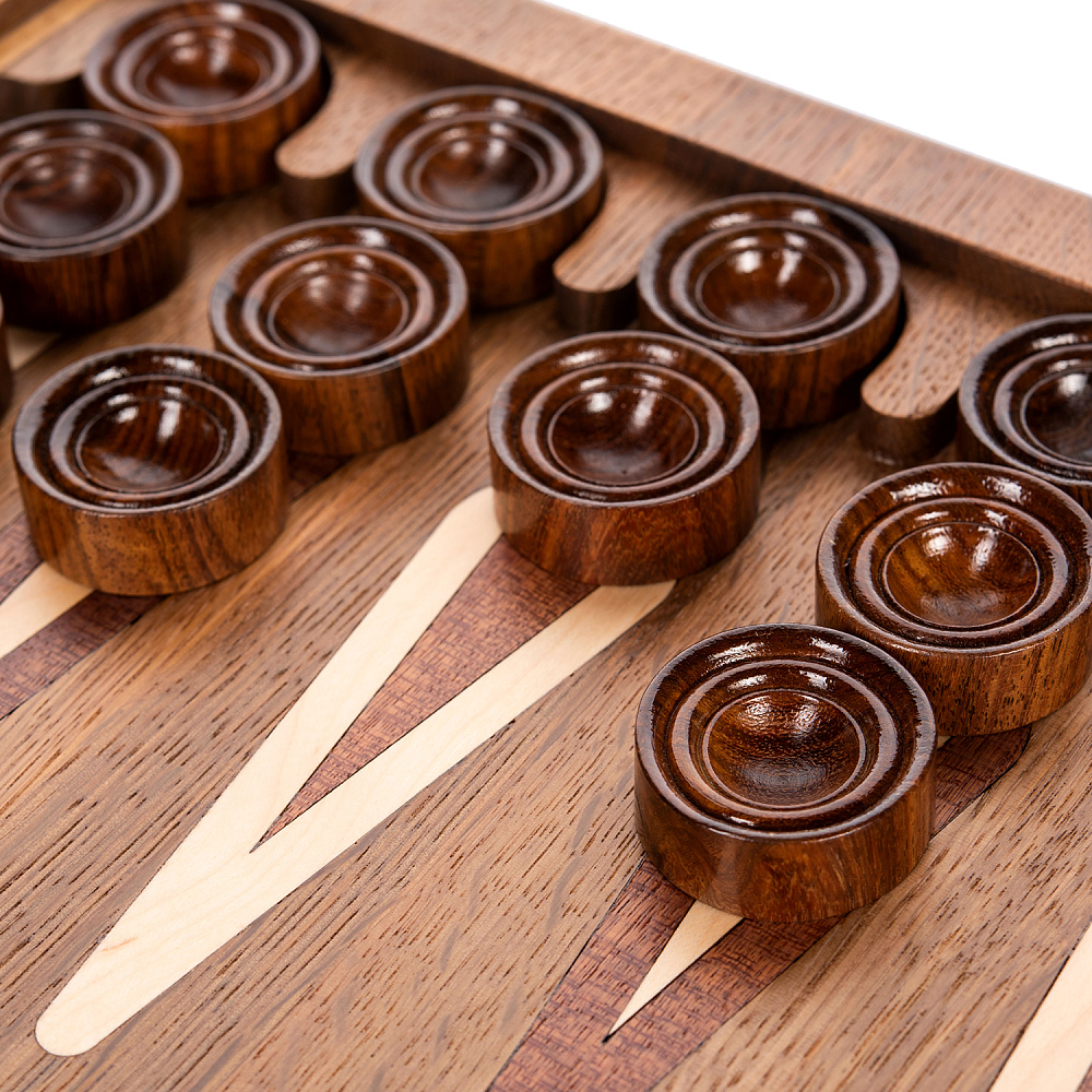 Нарды деревянные из массива морёного дуба «Былинные» - интернет магазин Русь Велика я фото 7