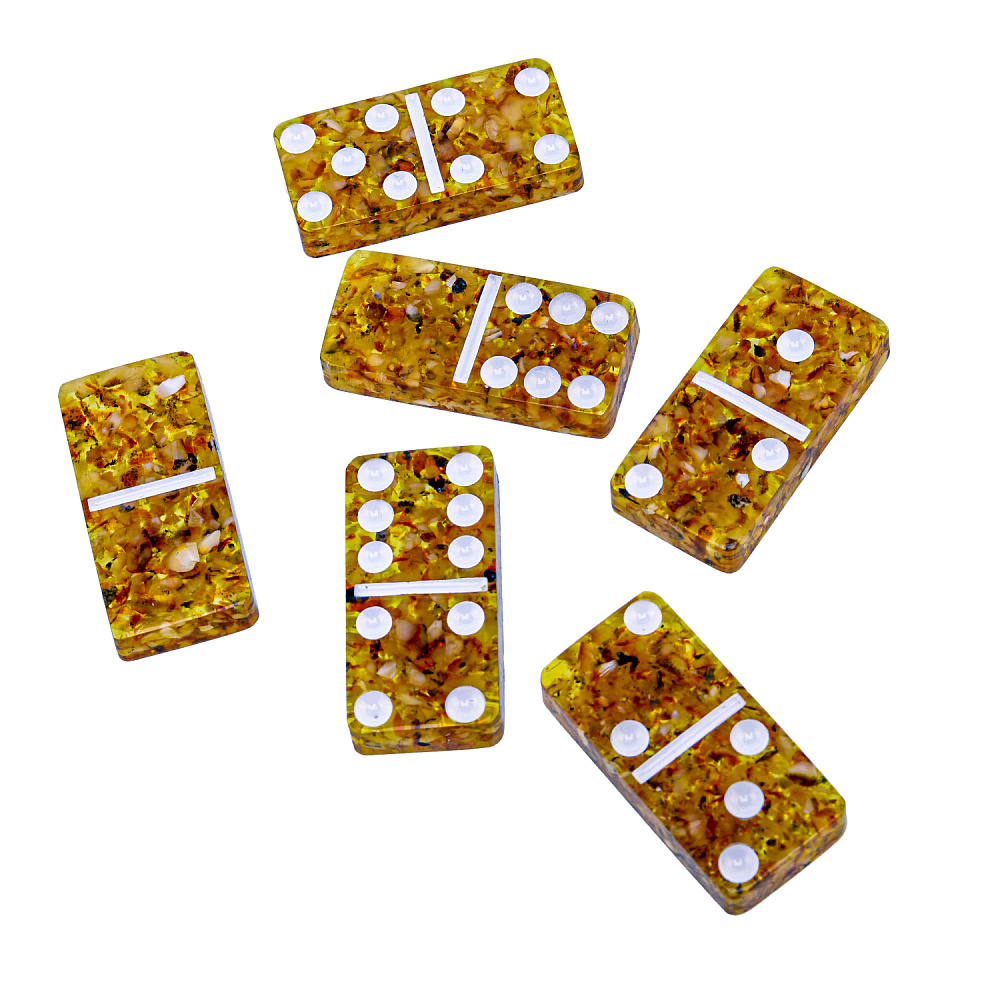 Домино янтарное «Герб РФ» - интернет магазин Русь Велика я фото 2