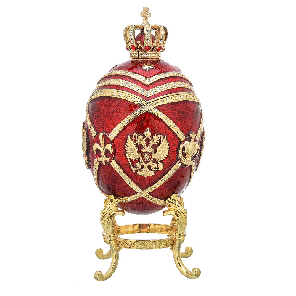 Пасхальное яйцо-шкатулка. Традиции Фаберже - интернет магазин Русь Велика я 