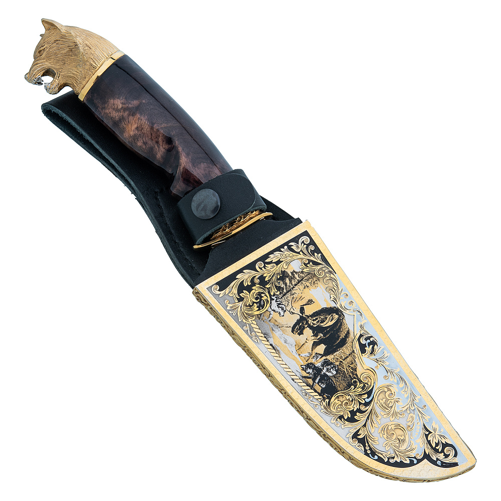 Нож сувенирный «Волк». Златоуст - интернет магазин Русь Велика я фото 4