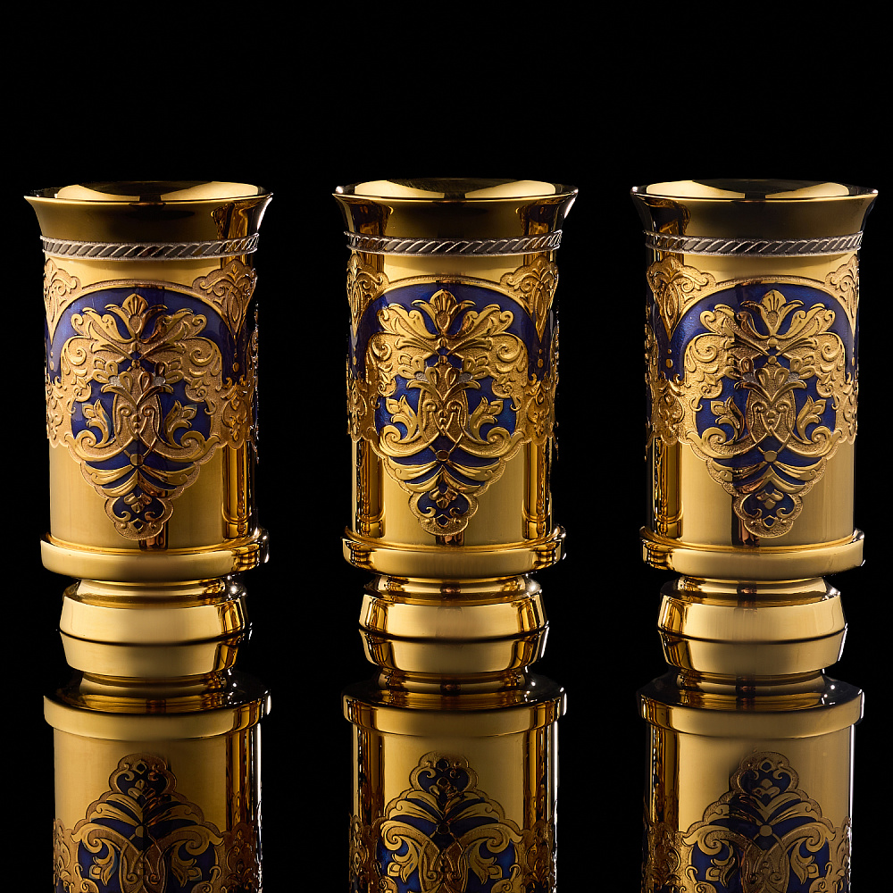 Икорница со стопками «Дары моря». Златоуст - интернет магазин Русь Велика я фото 3