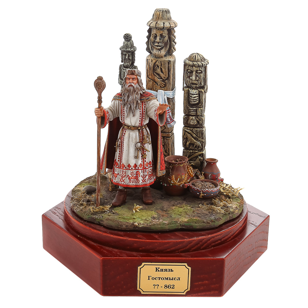 Оловянная миниатюра «Князь Гостомысл» - интернет магазин Русь Велика я 