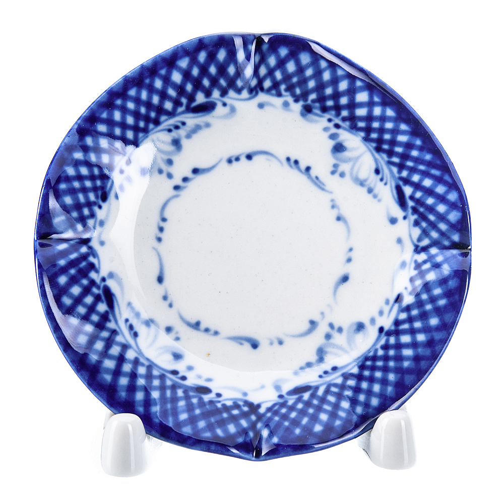 Кофейная пара «Тюльпан». Гжель - интернет магазин Русь Велика я фото 2