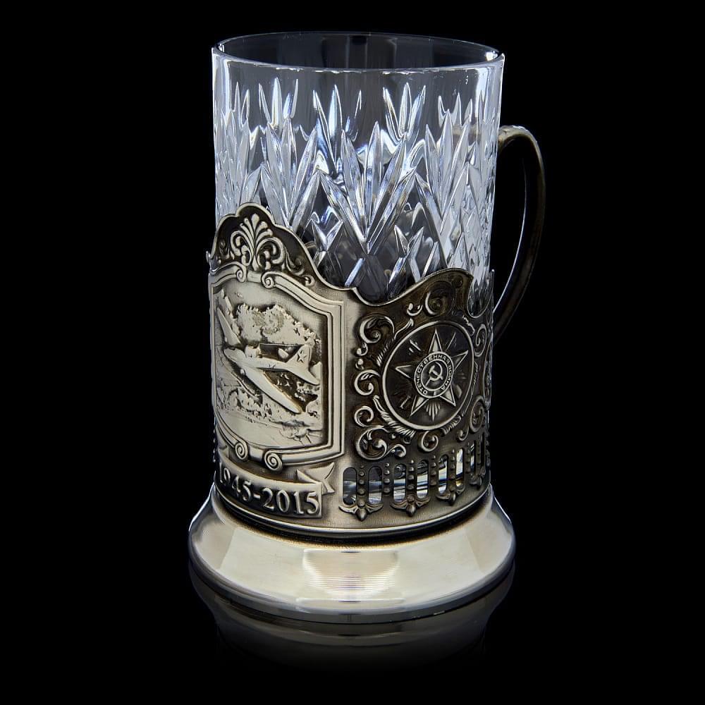 Подстаканник «Победа. 70 лет. Самолет» - интернет магазин Русь Велика я фото 1