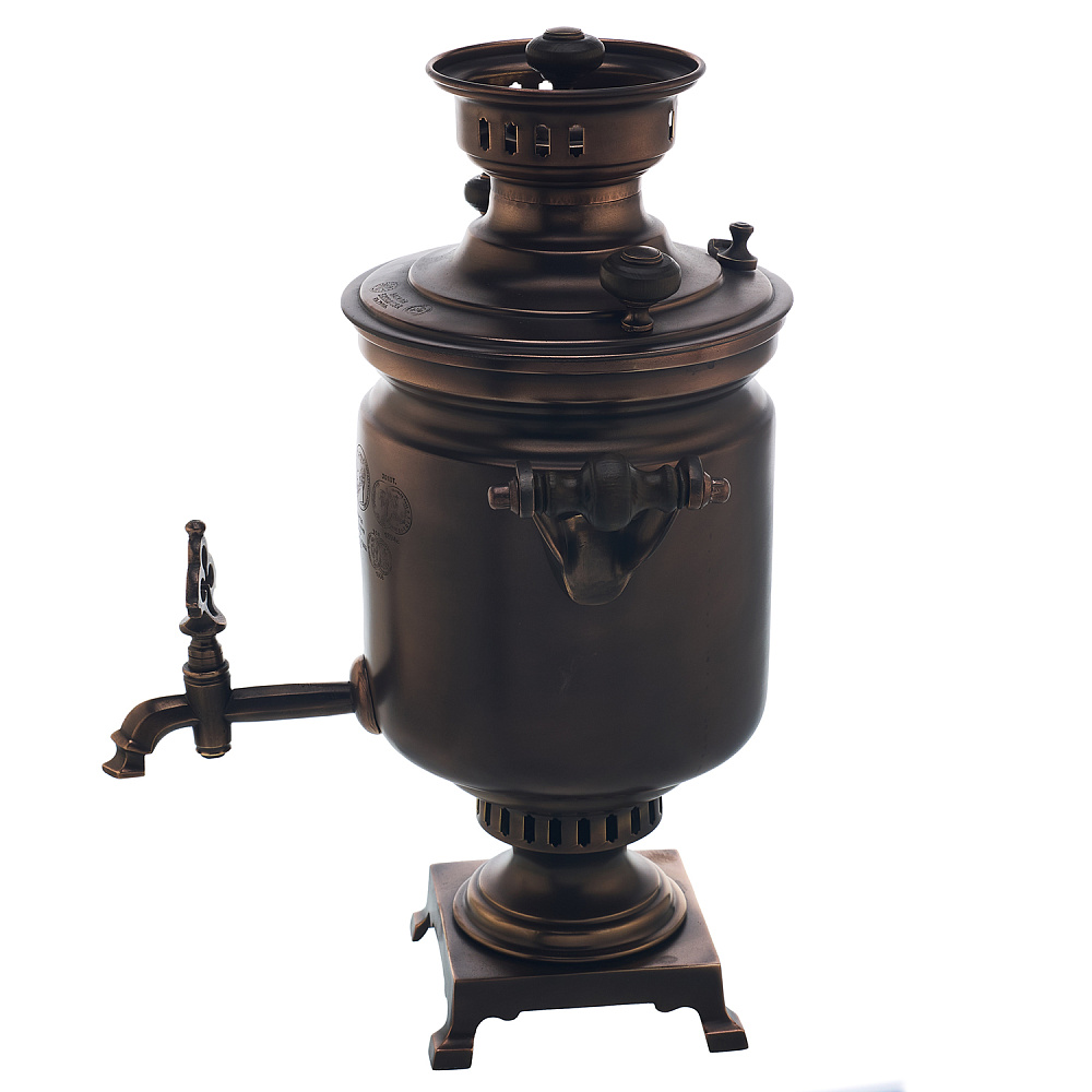 Самовар жаровой 3 л медальный. Клейма Баташева - интернет магазин Русь Велика я фото 4