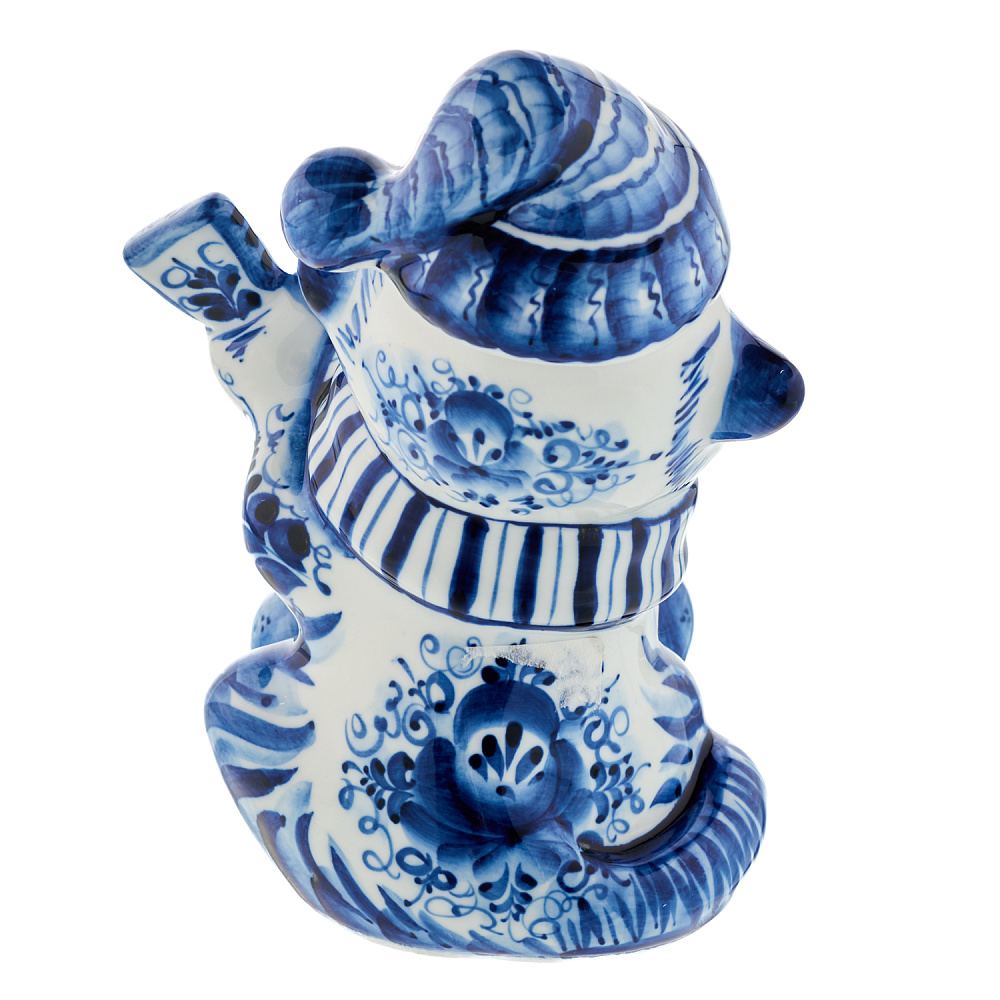 Шкатулка «Поющий кот». Гжель - интернет магазин Русь Велика я фото 2