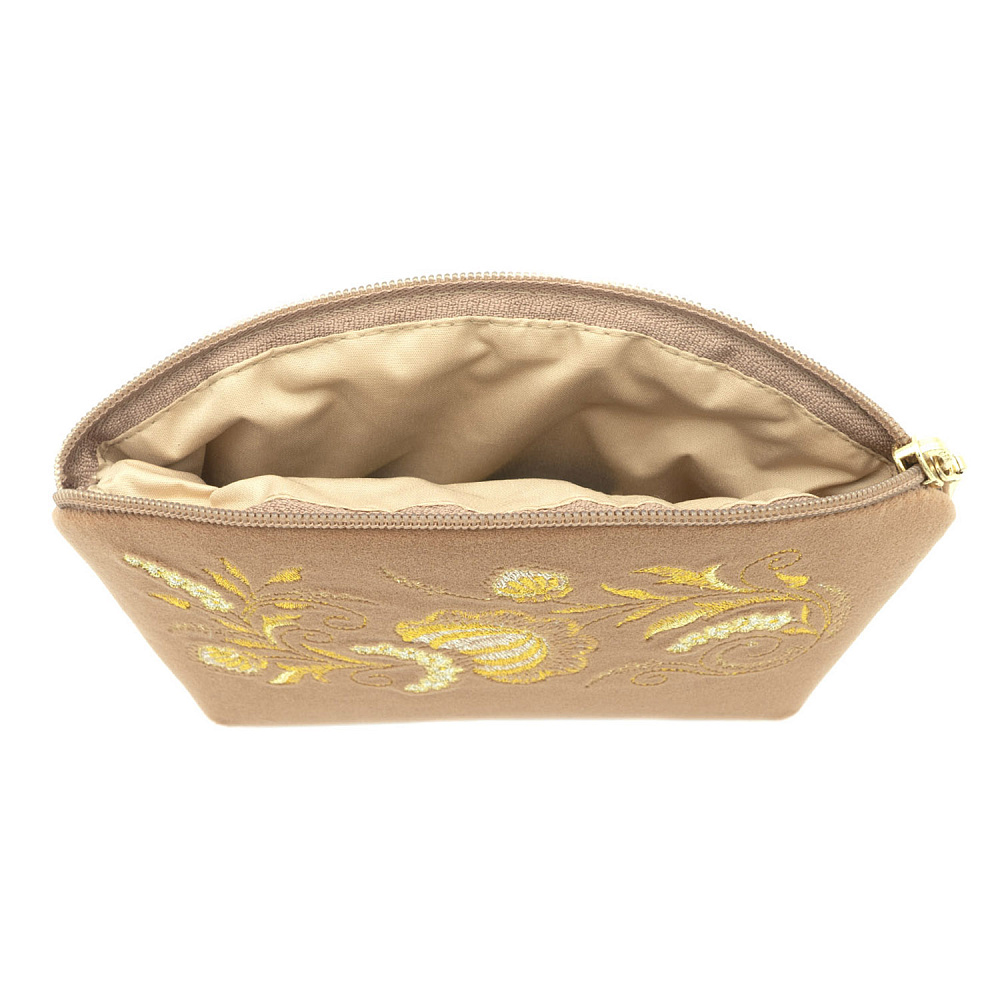 Косметичка «Серенада». Бежевая с вышивкой - интернет магазин Русь Велика я фото 4