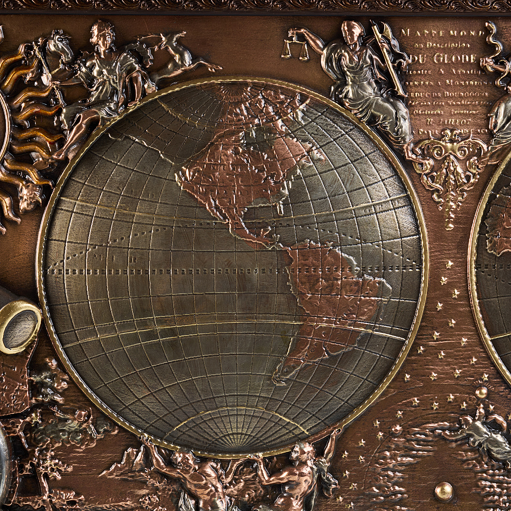 Панно «Карта мира» 100х54 см - интернет магазин Русь Велика я фото 2