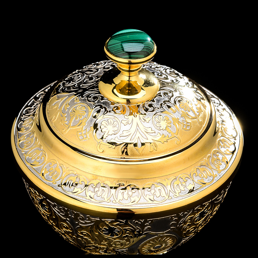 Сахарница «Малахит». Златоуст - интернет магазин Русь Велика я фото 2