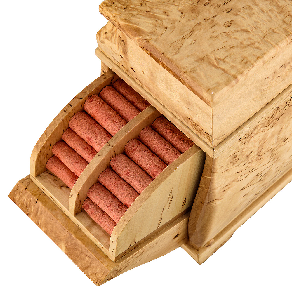 Деревянная шкатулка-ларец из карельской березы - интернет магазин Русь Велика я фото 5